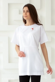 Блузон медицинский женский, короткий рукав, модель 5-285