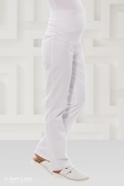 Брюки медицинские женские, модель 1-294, цвет белый