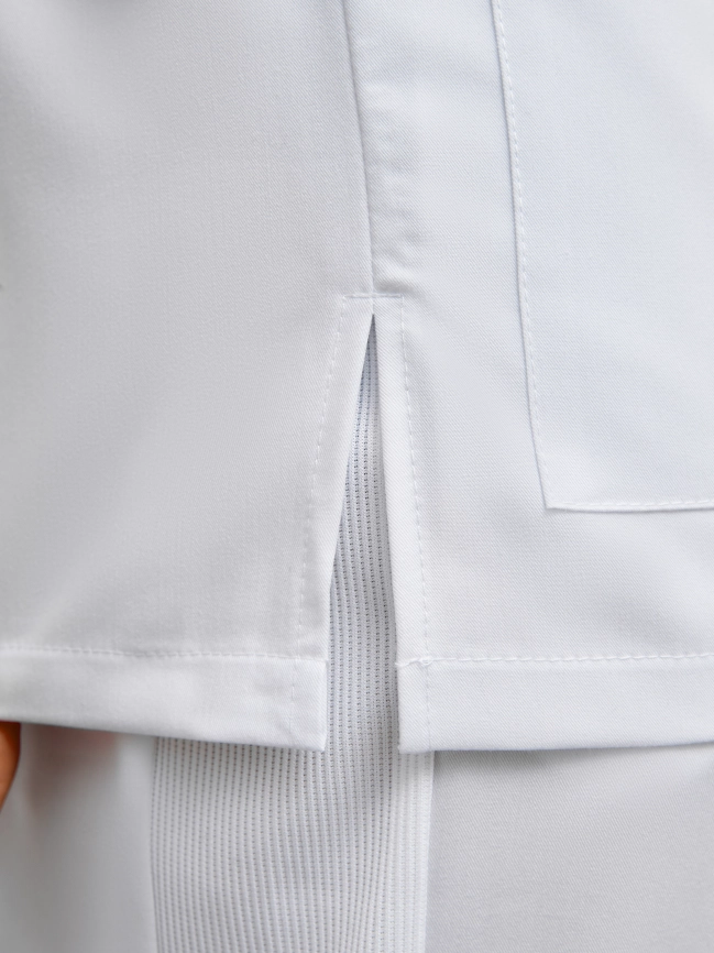 Блузон медицинский мужской, короткий рукав, цвет белый, арт 6-301 фото 9