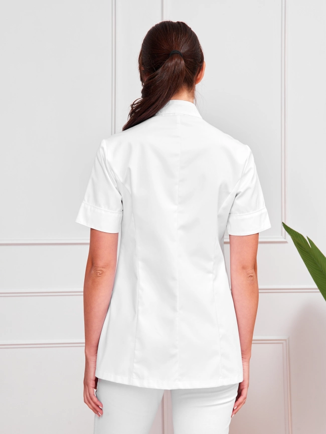 Блузон медицинский женский, цвет белый, арт 5-57к фото 3